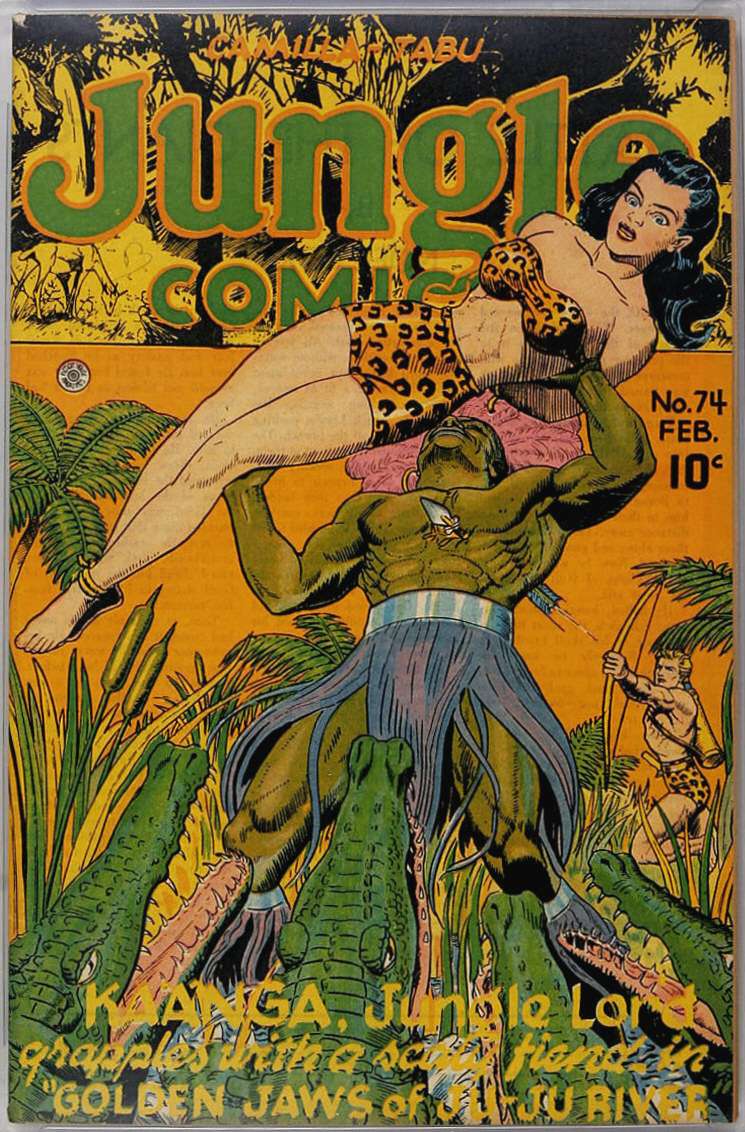 Book Cover For Jungle Comics 74