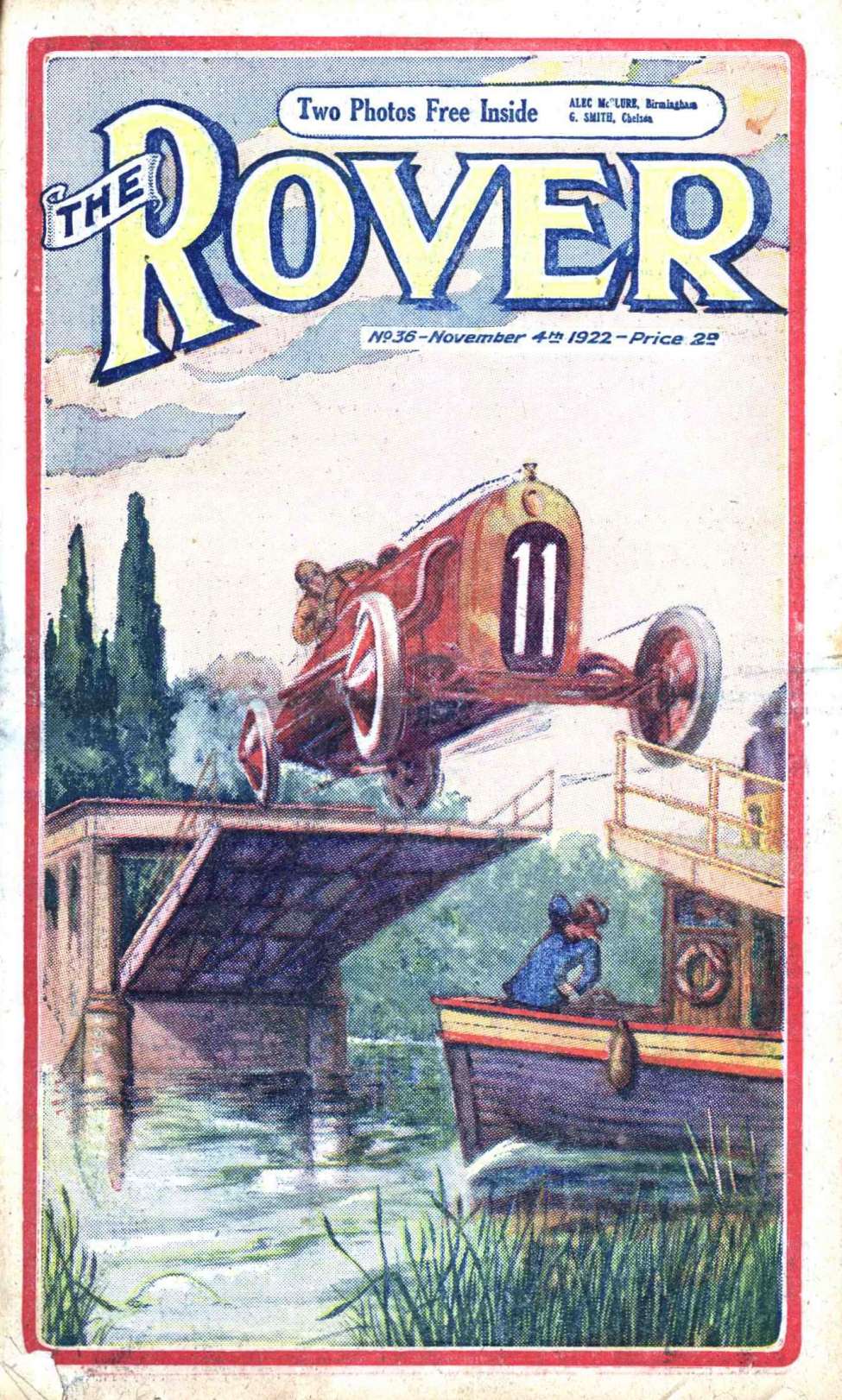 Comic Book Cover For The Rover 36