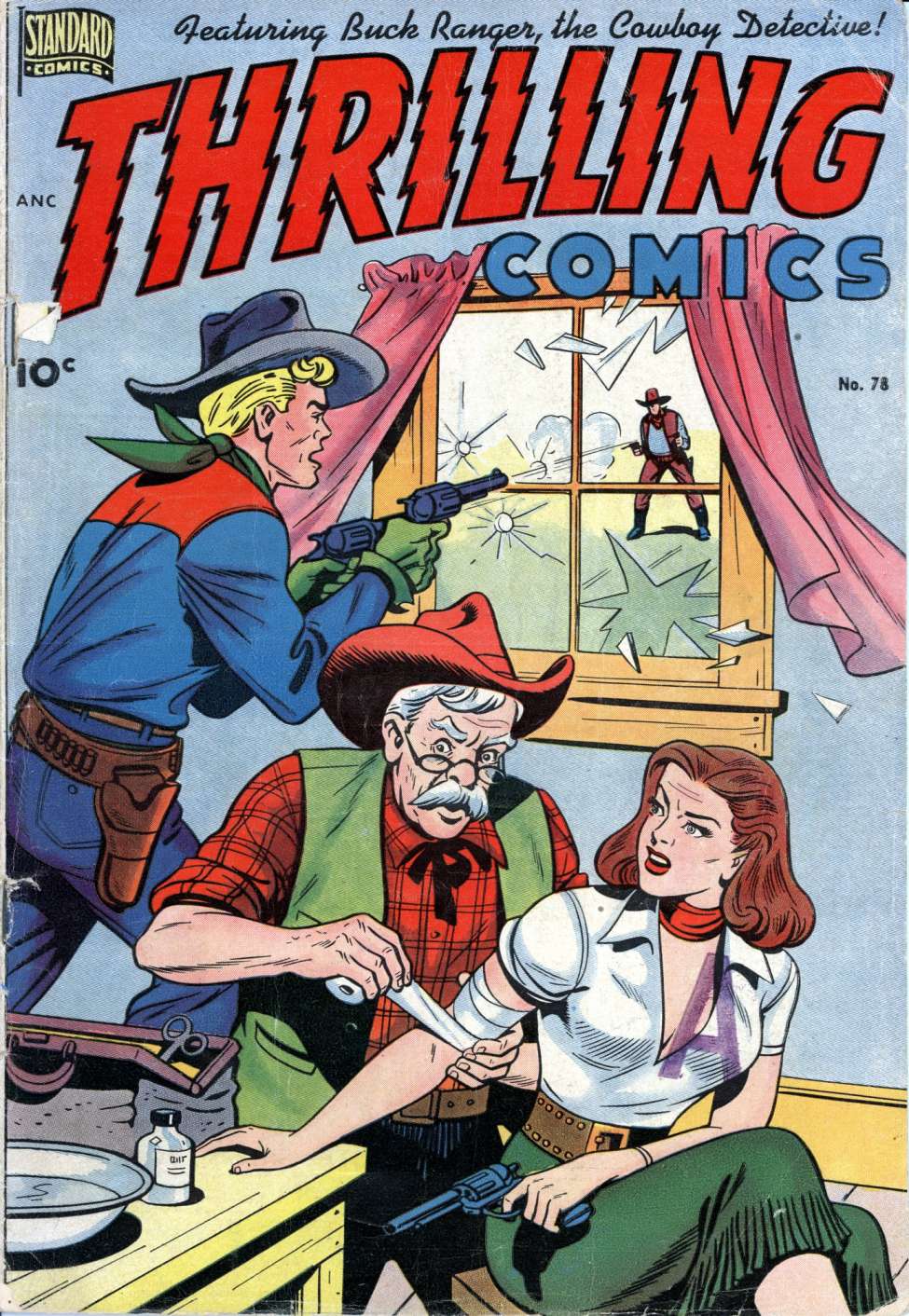 Book Cover For Thrilling Comics 78 (alt) - Version 2