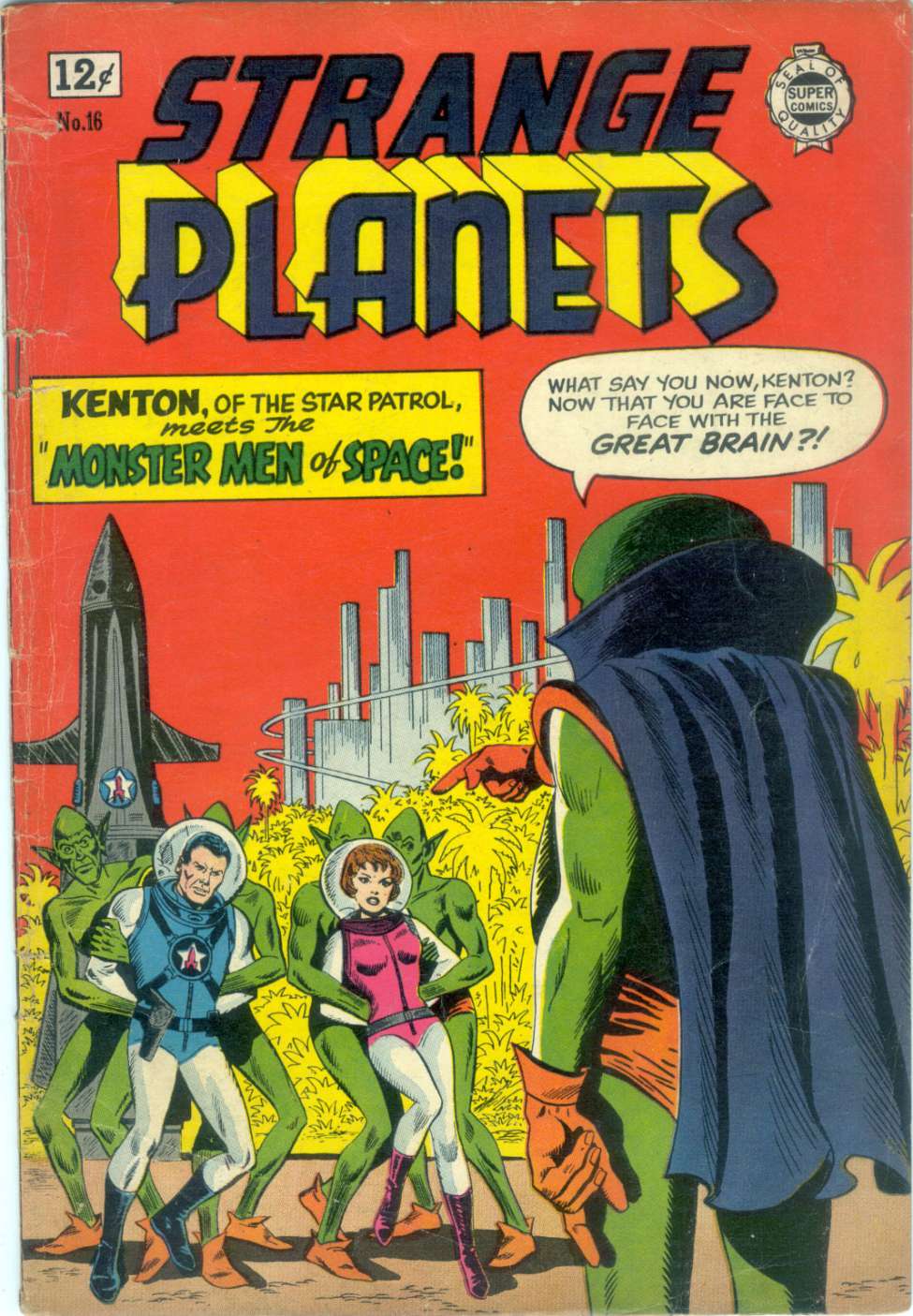 Comic Book Cover For Strange Planets 16