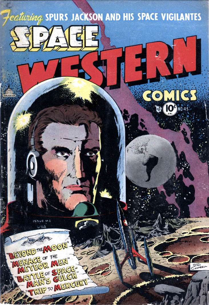 Comic Book Cover For Space Western 43