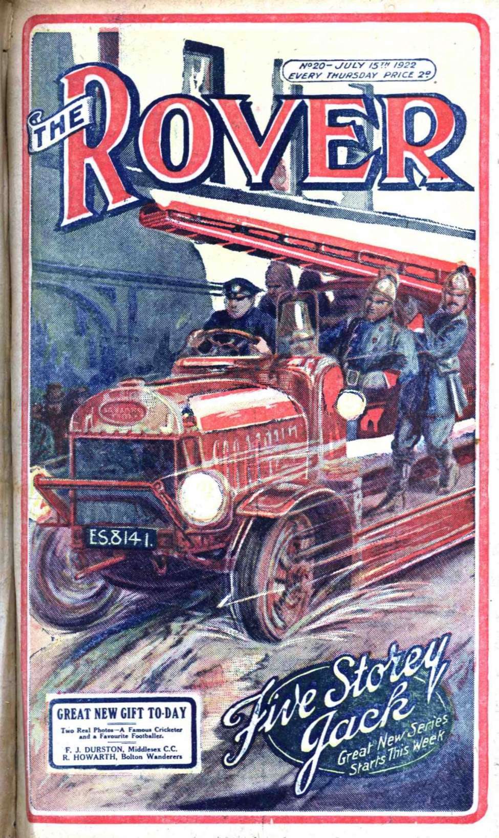 Comic Book Cover For The Rover 20