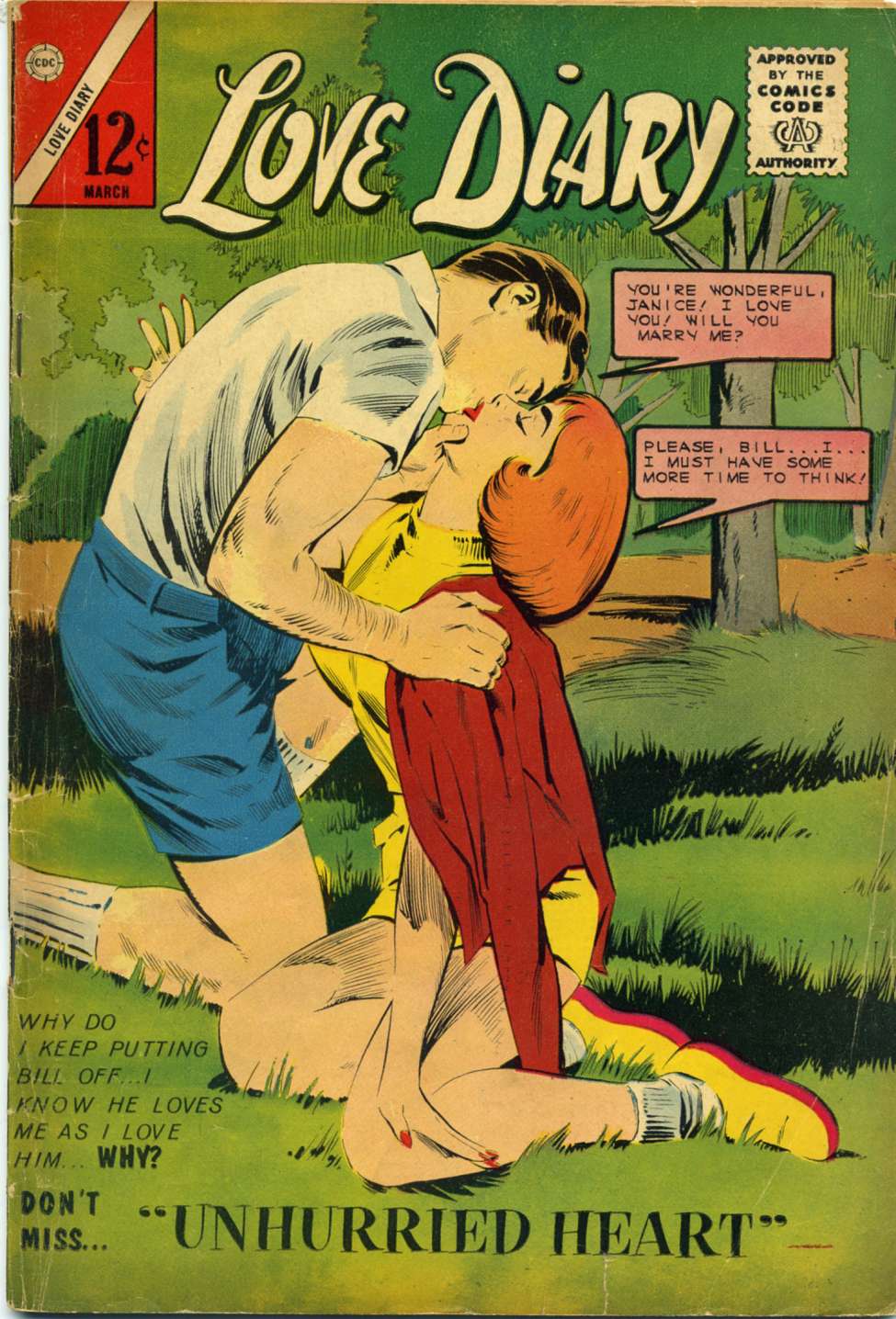 Comic Book Cover For Love Diary 32