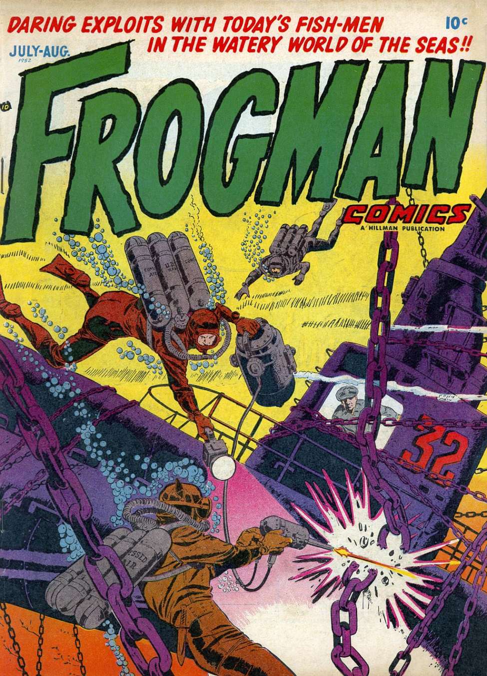 Comic Book Cover For Frogman Comics 3