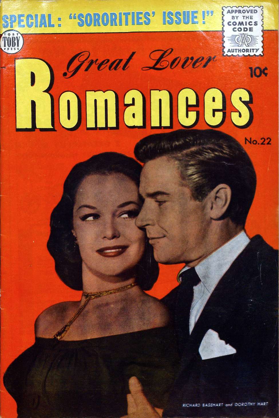 Comic Book Cover For Great Lover Romances 22