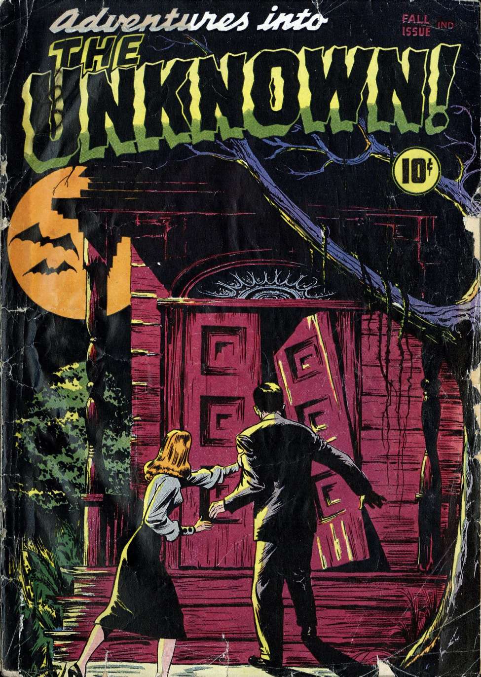 Comic Book Cover For Adventures into the Unknown 1