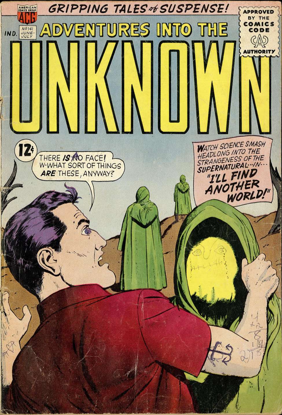 Book Cover For Adventures into the Unknown 141