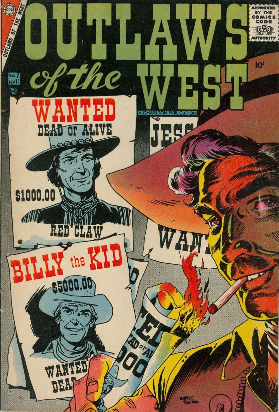 Book Cover For Outlaws of the West 11