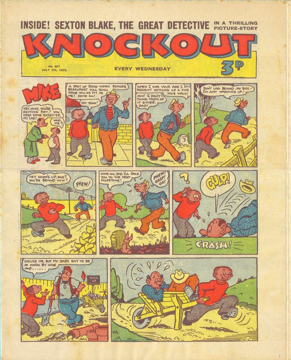 Comic Book Cover For Knockout 697
