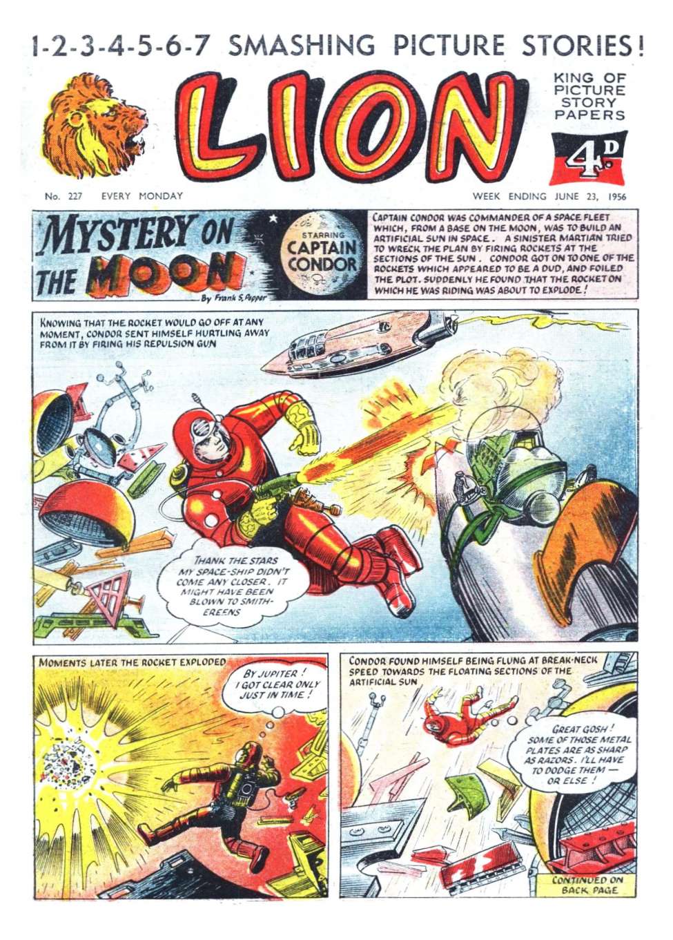 Comic Book Cover For Lion 227