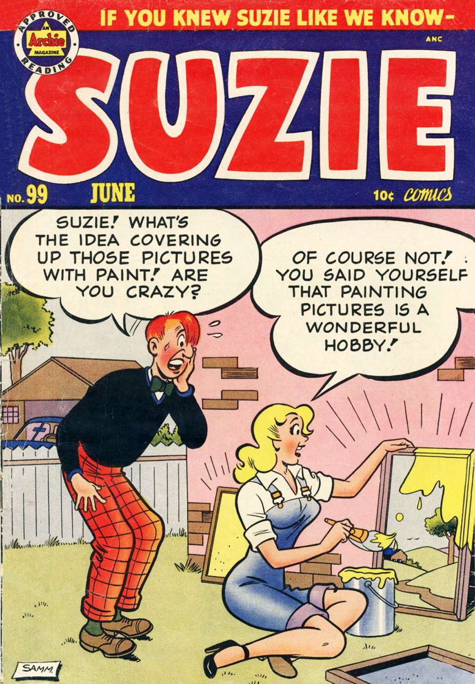 Comic Book Cover For Suzie Comics 99