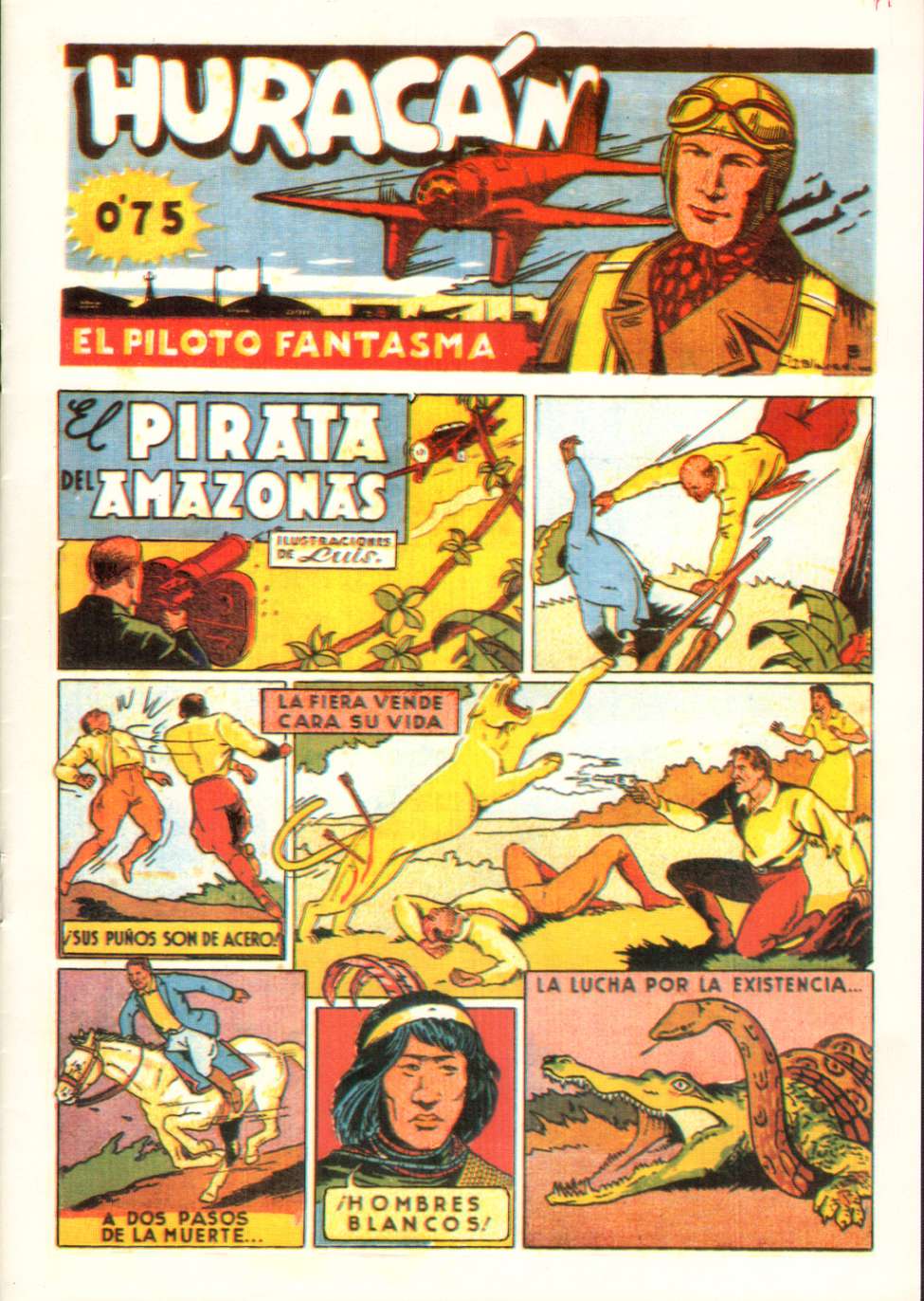 Comic Book Cover For Huracan El Piloto Fantasma 11 - El Pirata del Amazonas
