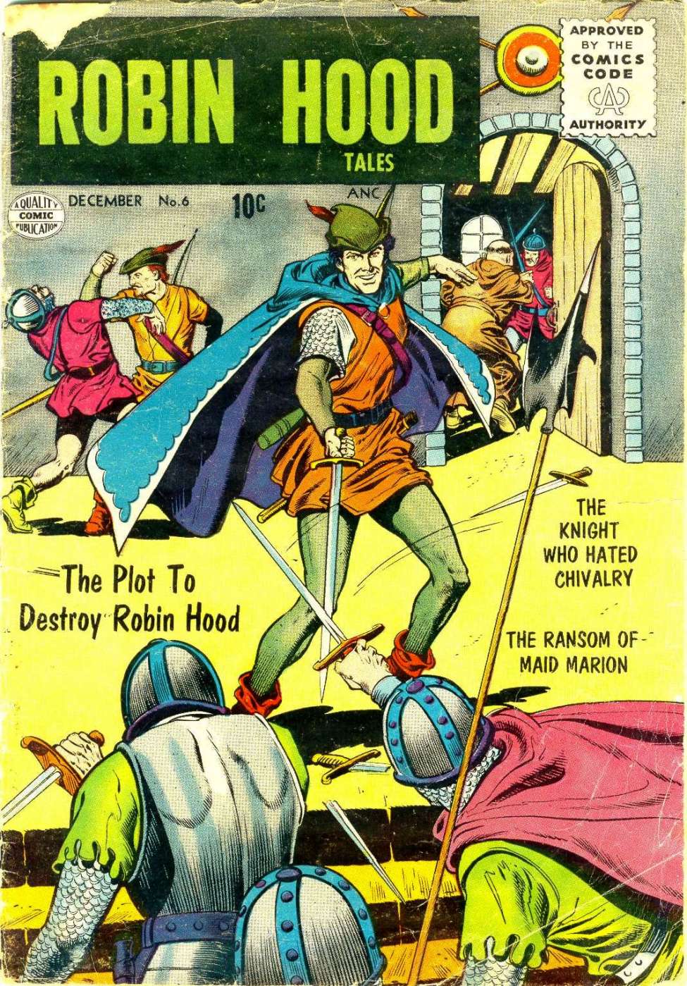 Comic Book Cover For Robin Hood Tales 6