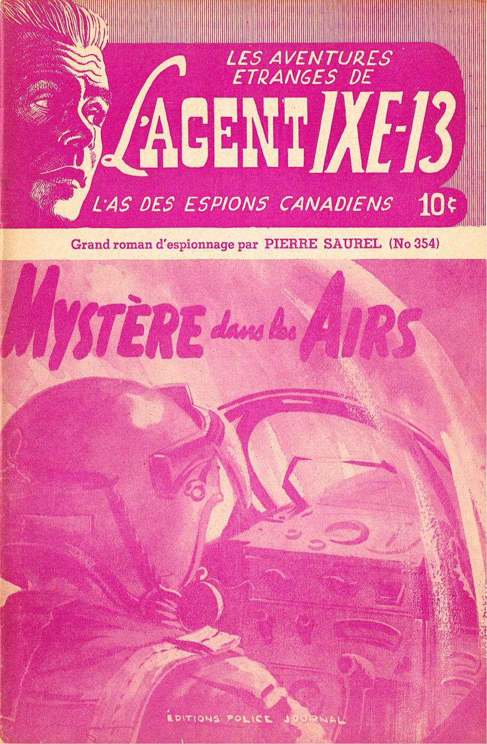 Book Cover For L'Agent IXE-13 v2 354 - Mystère dans les air