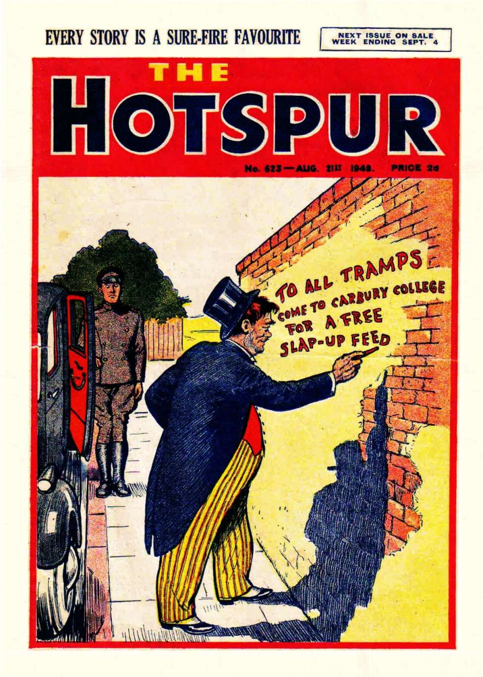 Comic Book Cover For The Hotspur 623