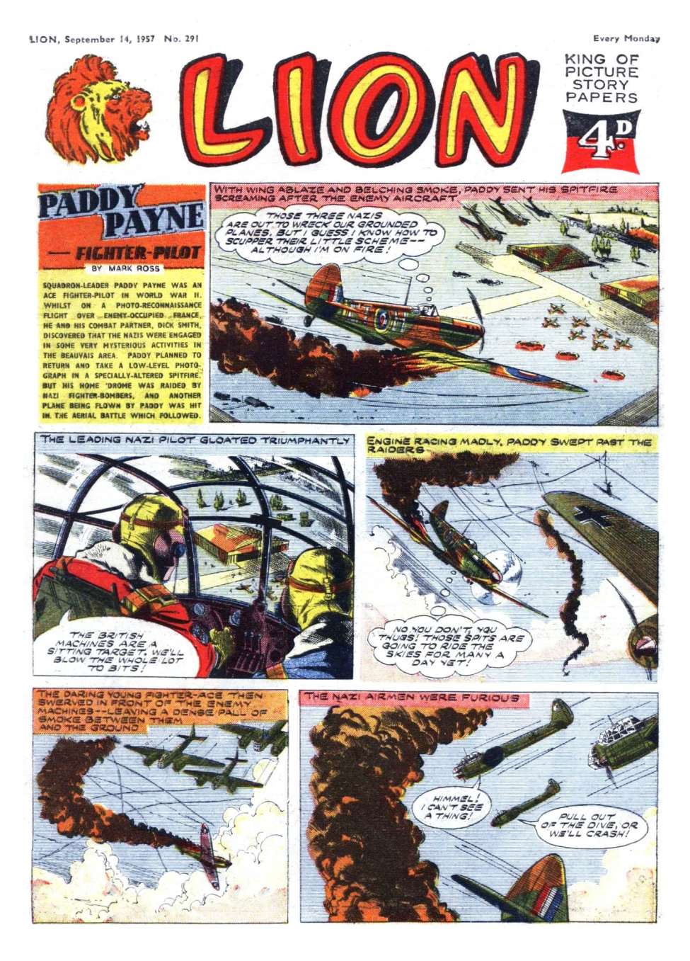 Comic Book Cover For Lion 291