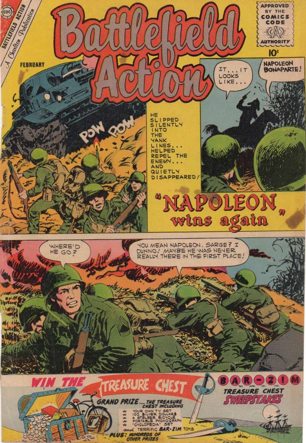 Comic Book Cover For Battlefield Action 34