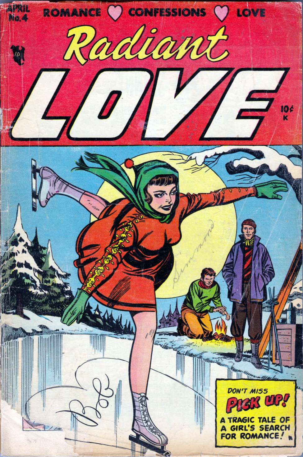 Comic Book Cover For Radiant Love 4 - Version 1