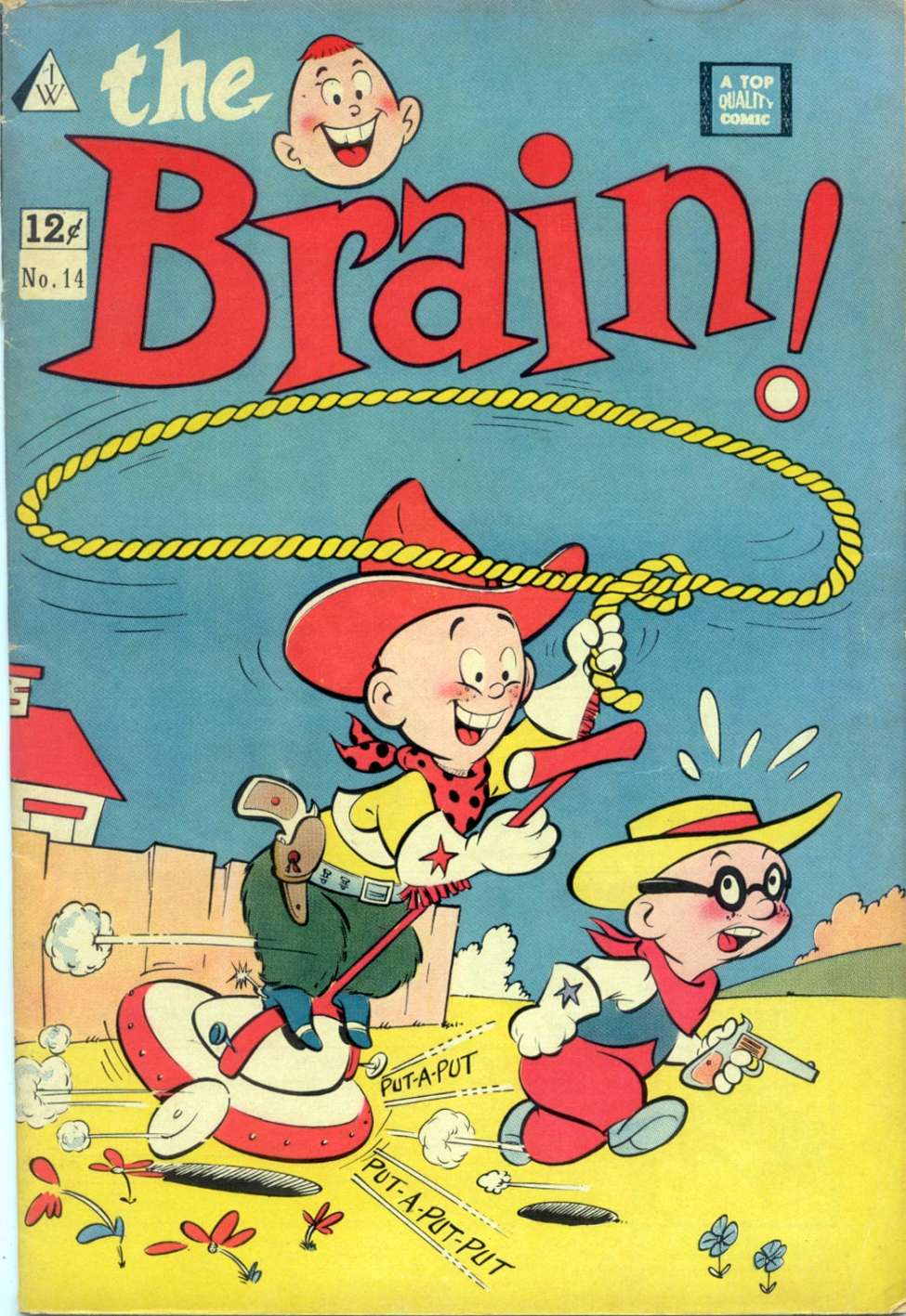 Comic Book Cover For The Brain 14
