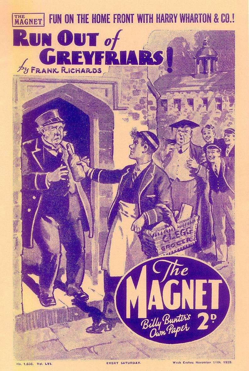 Comic Book Cover For The Magnet 1656 - Run Out of Greyfriars!