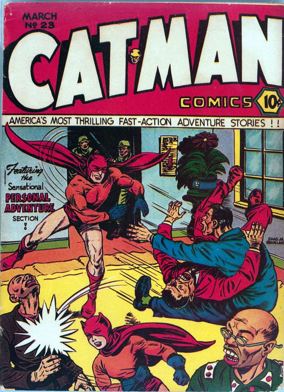 Book Cover For Cat-Man Comics 23