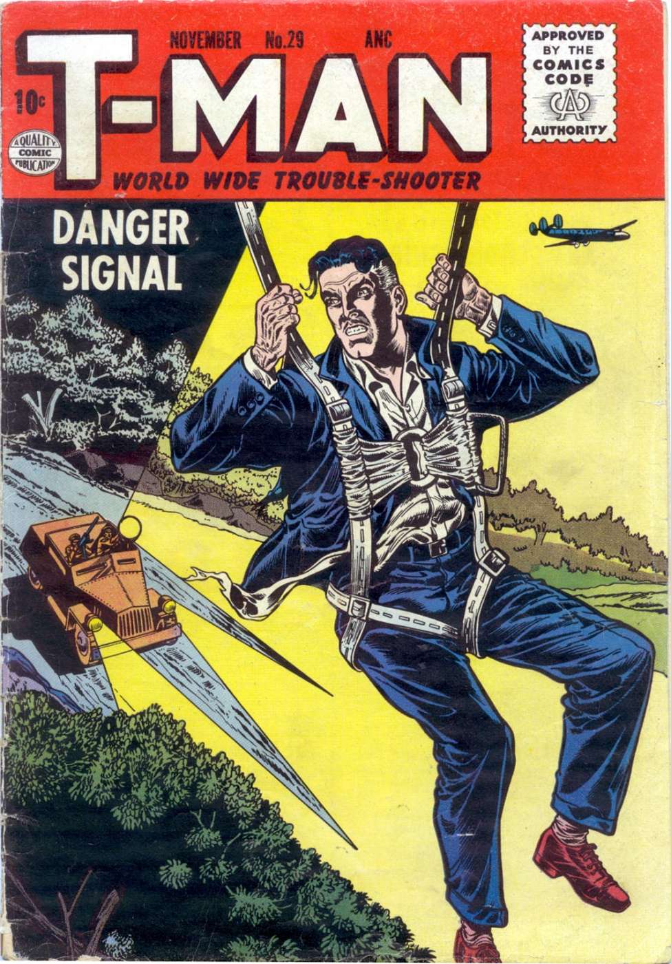 Comic Book Cover For T-Man 29