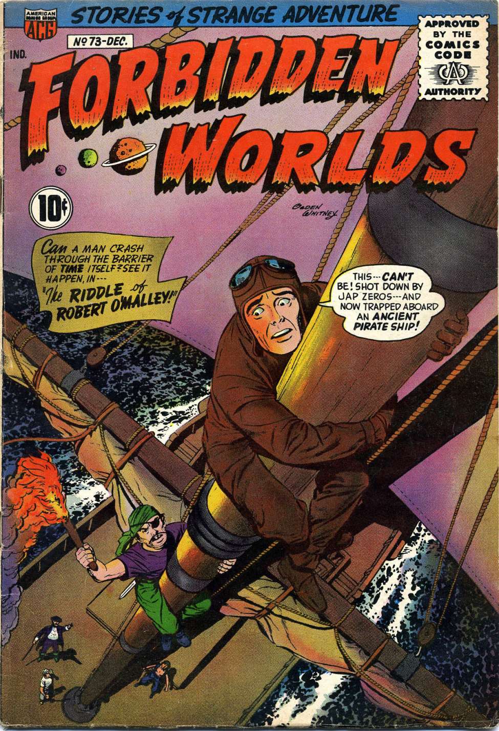 Comic Book Cover For Forbidden Worlds 73