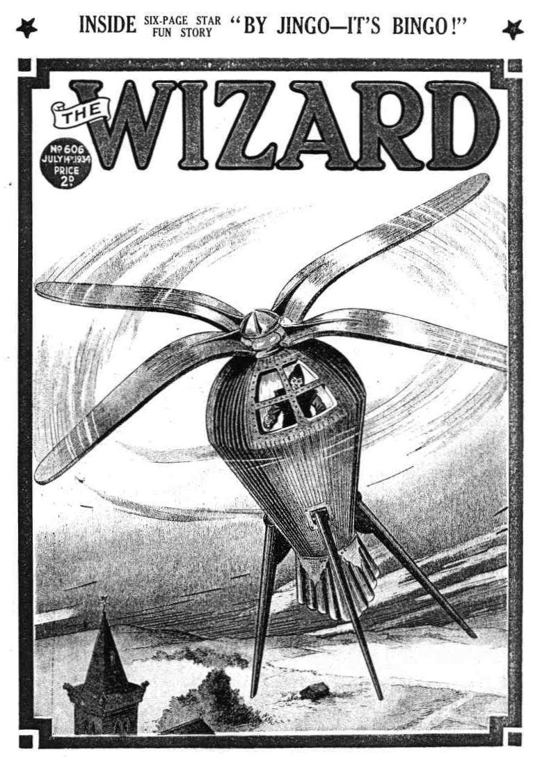 Comic Book Cover For The Wizard 606