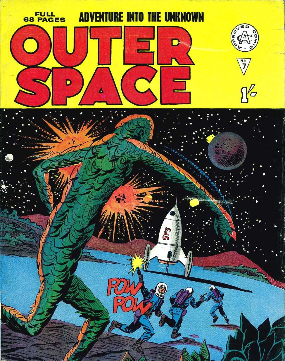 Comic Book Cover For Outer Space UK 7