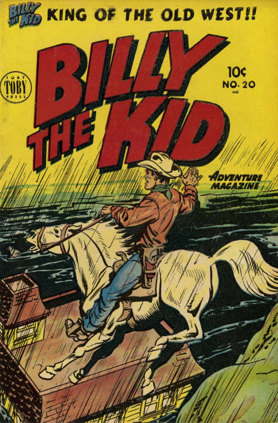 Comic Book Cover For Billy the Kid Adventure Magazine 20