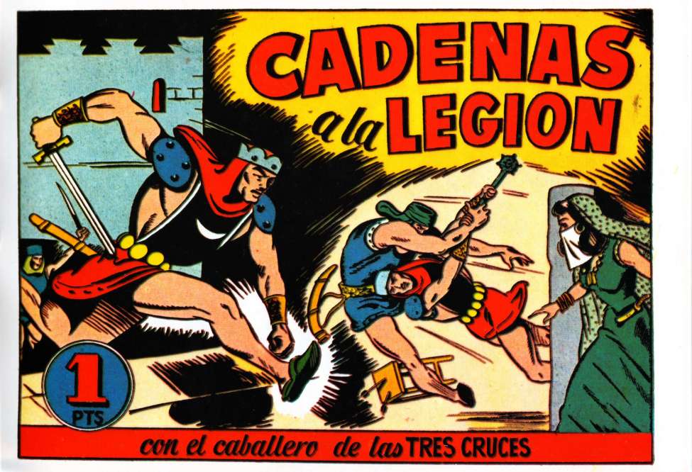 Comic Book Cover For El Caballero de las Tres Cruces 4 - Cadenas a la legion