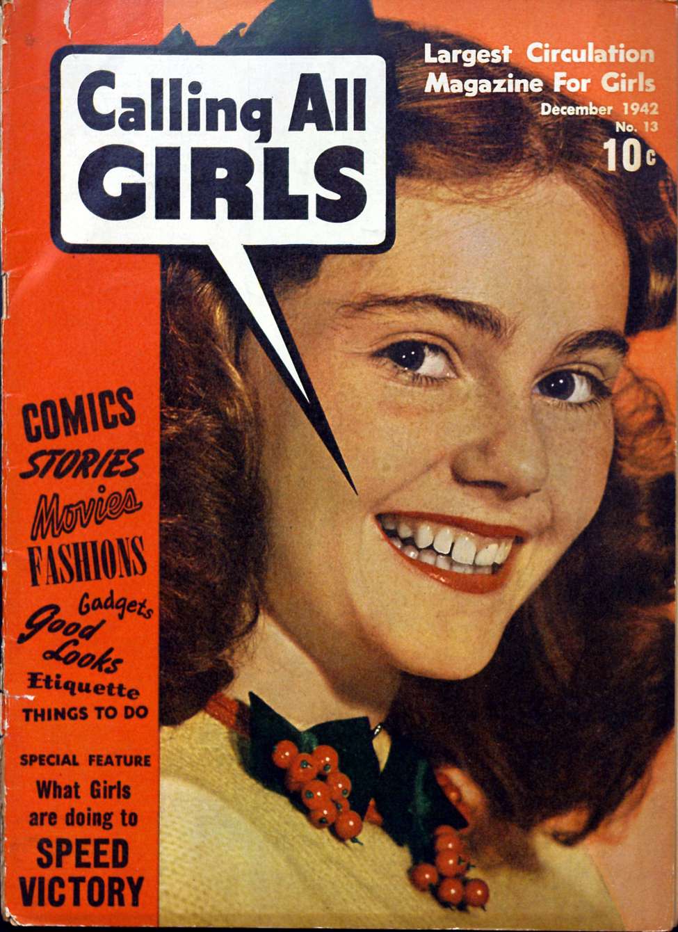 Comic Book Cover For Calling All Girls 13