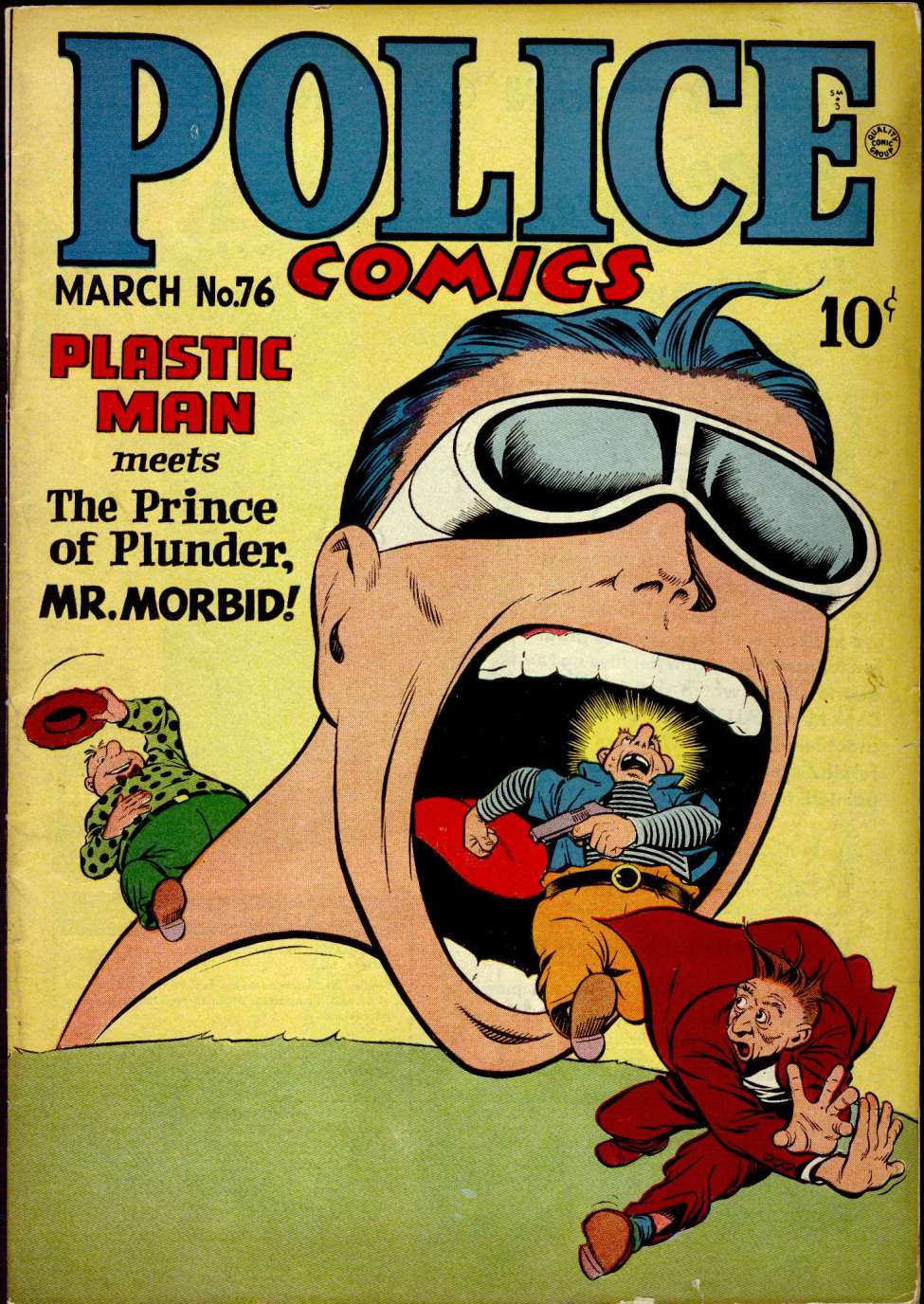 Book Cover For Police Comics 76