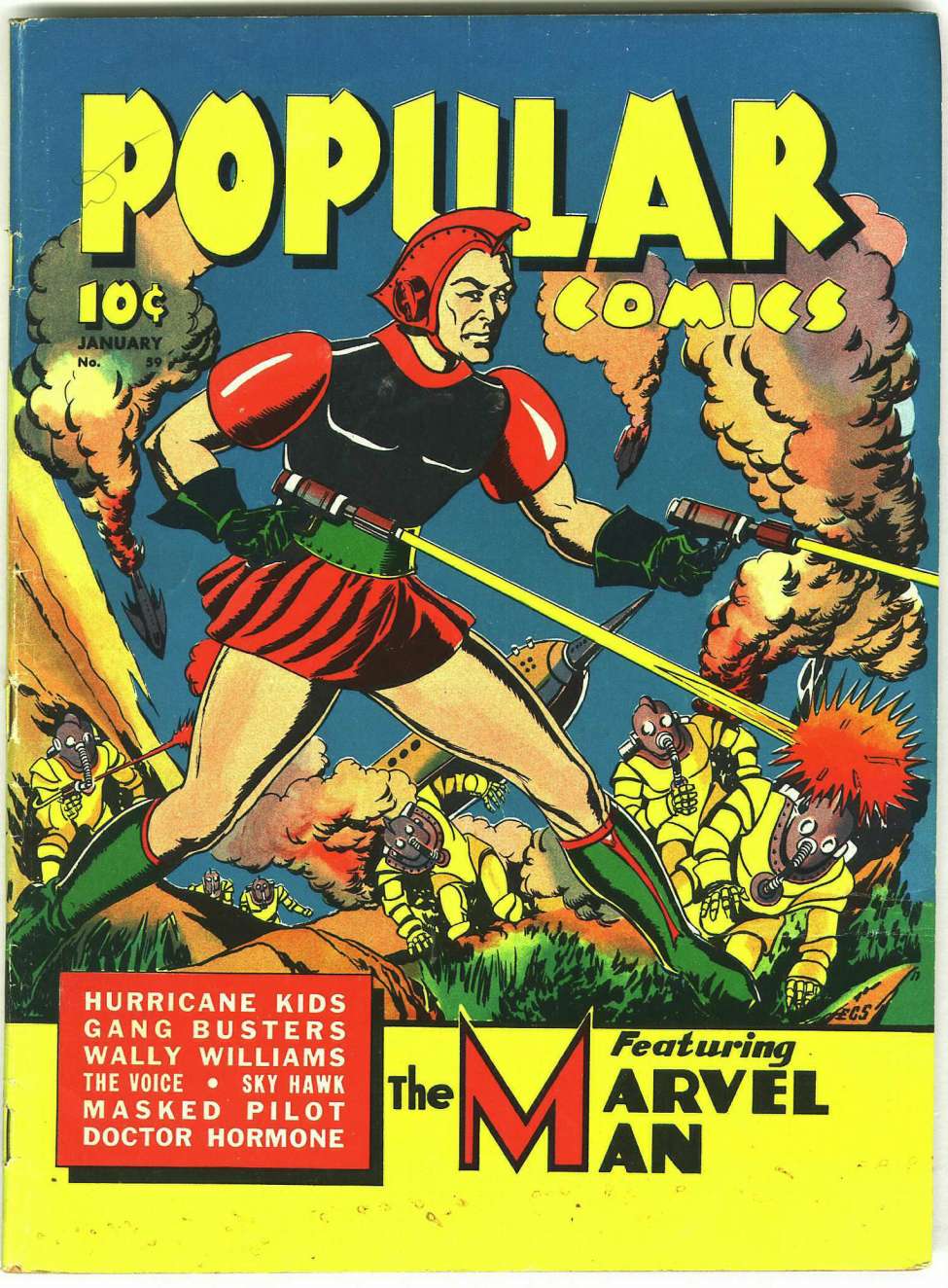 Book Cover For Popular Comics 59