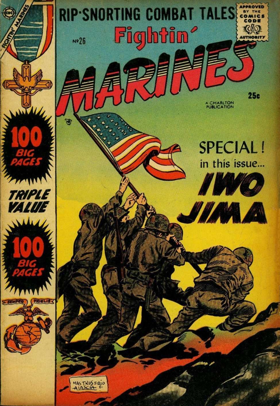 Comic Book Cover For Fightin' Marines 26