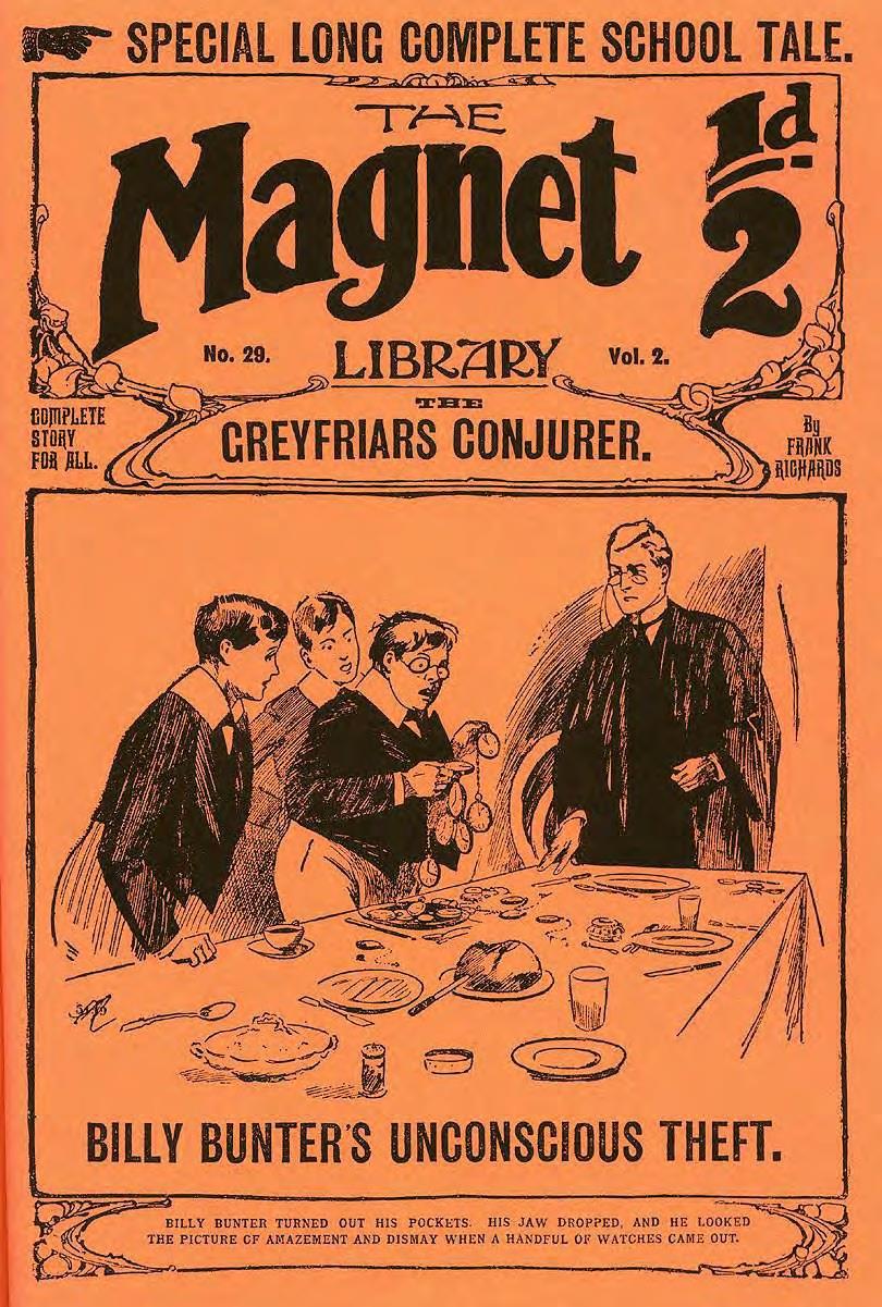Comic Book Cover For The Magnet 29 - The Greyfriars Conjurer