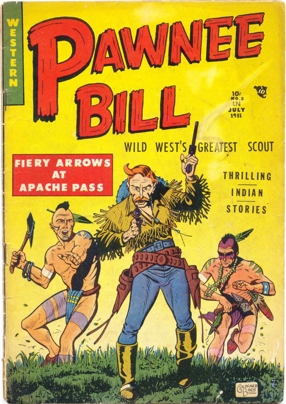 Comic Book Cover For Pawnee Bill 3