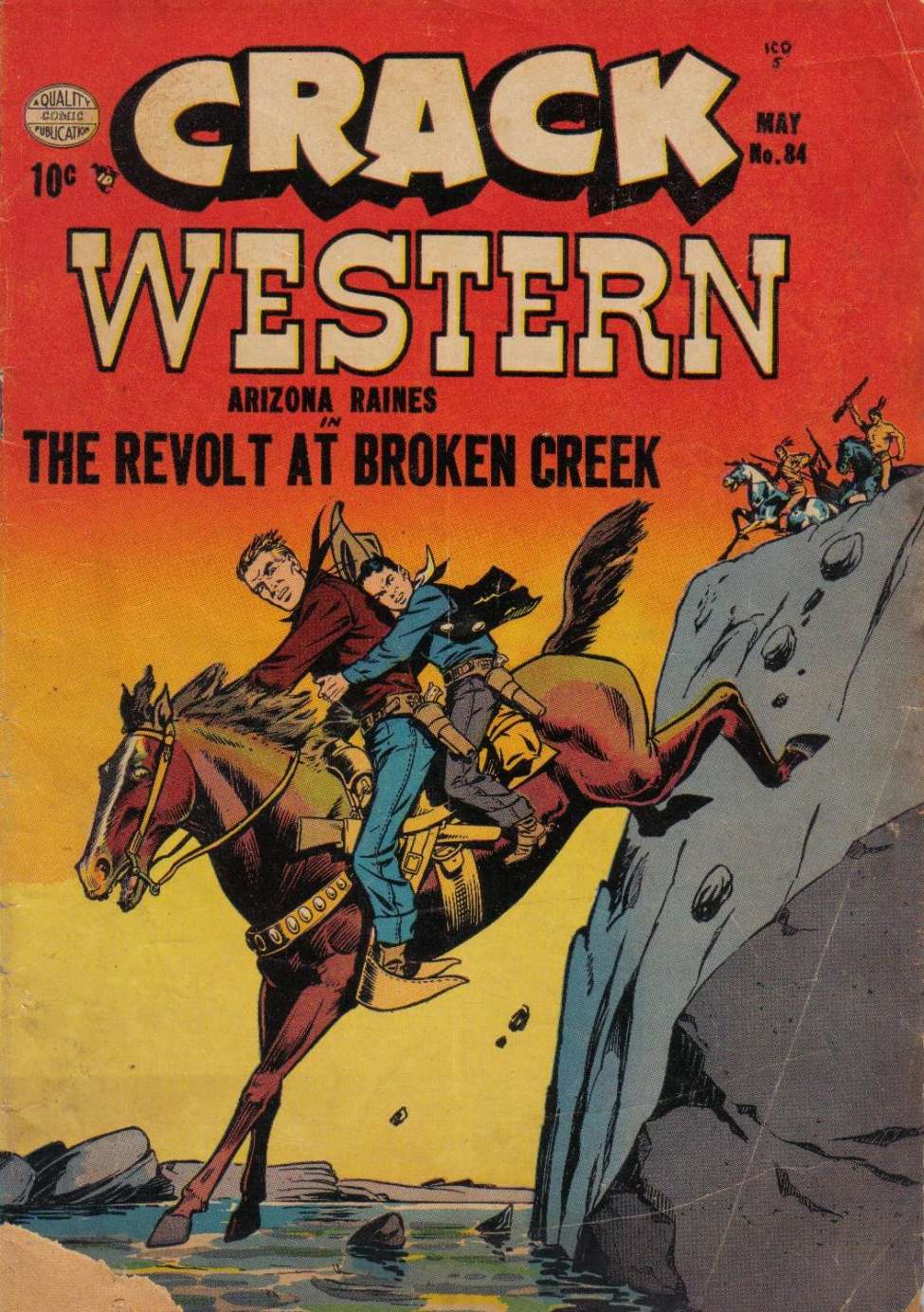 Comic Book Cover For Crack Western 84
