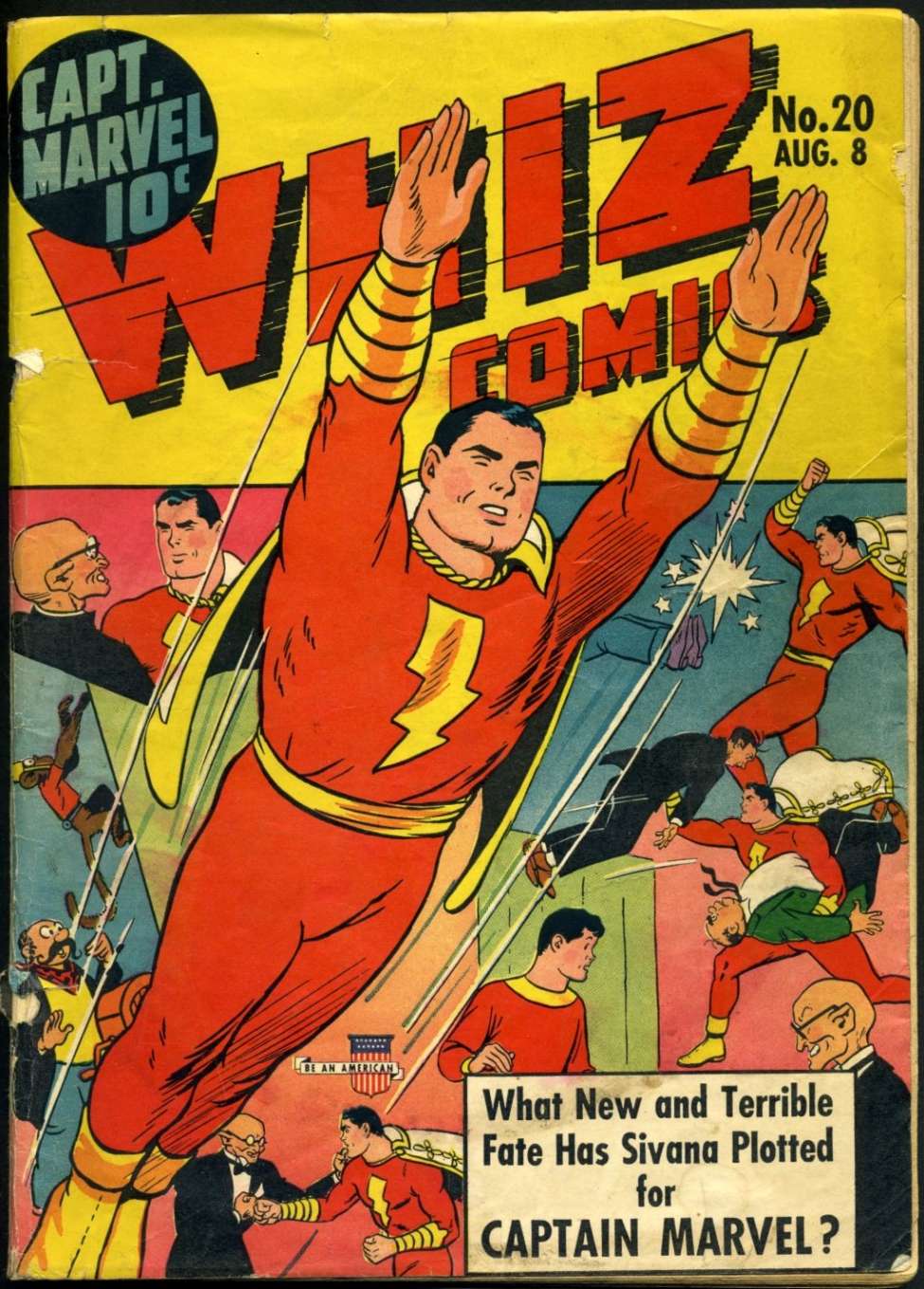 Comic Book Cover For Whiz Comics 20