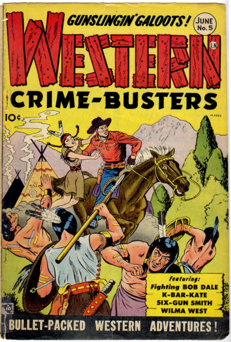 Comic Book Cover For Western Crime Busters 5 - Version 1