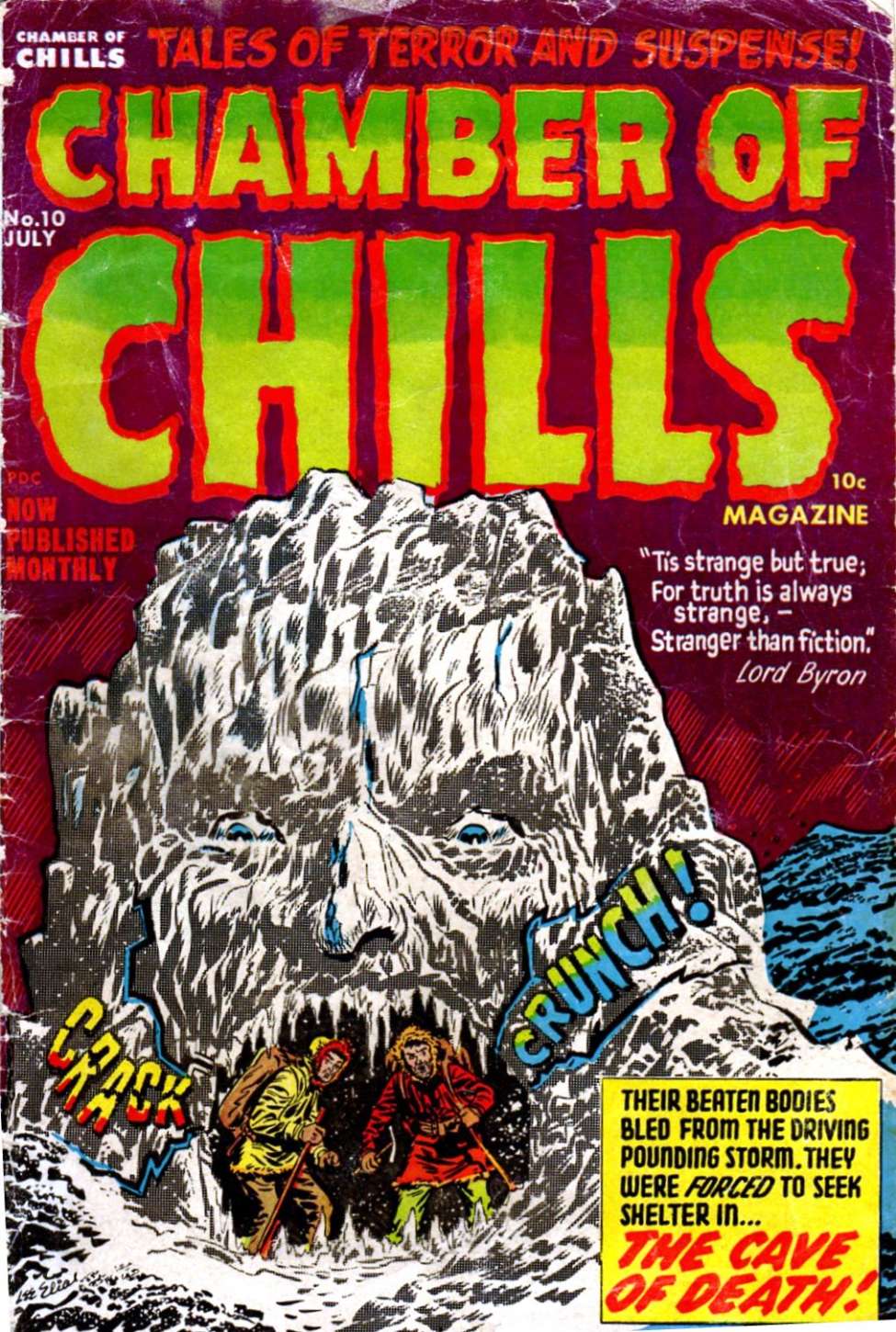 Comic Book Cover For Chamber of Chills 10