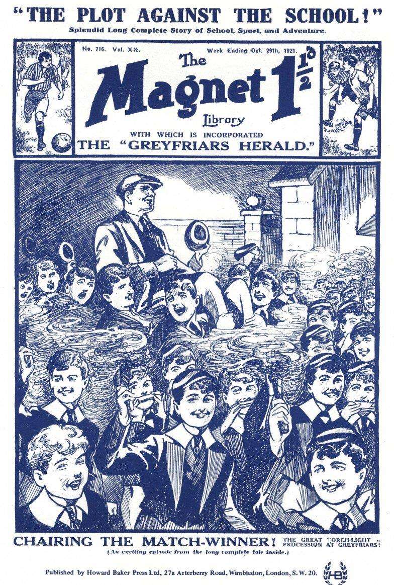 Book Cover For The Magnet 716 - The Plot Against the School!