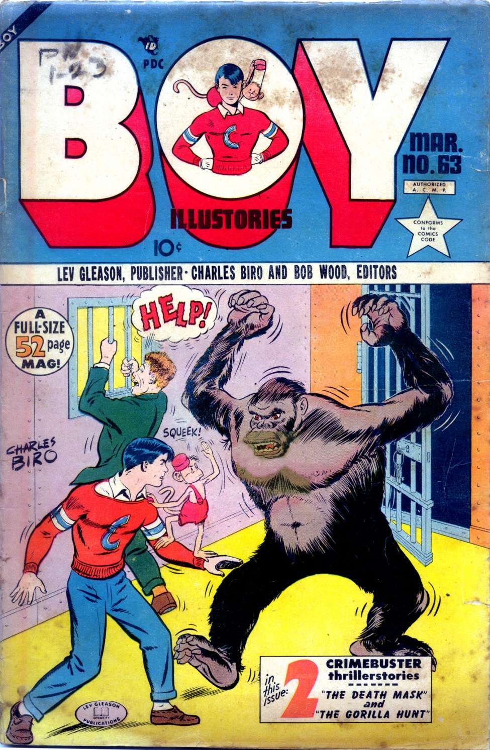 Book Cover For Boy Comics 63