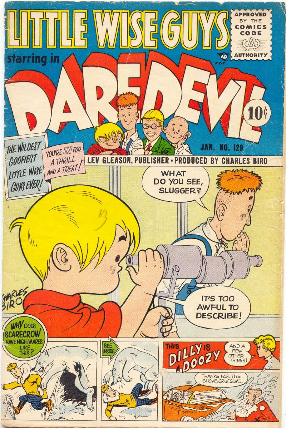 Comic Book Cover For Daredevil Comics 129