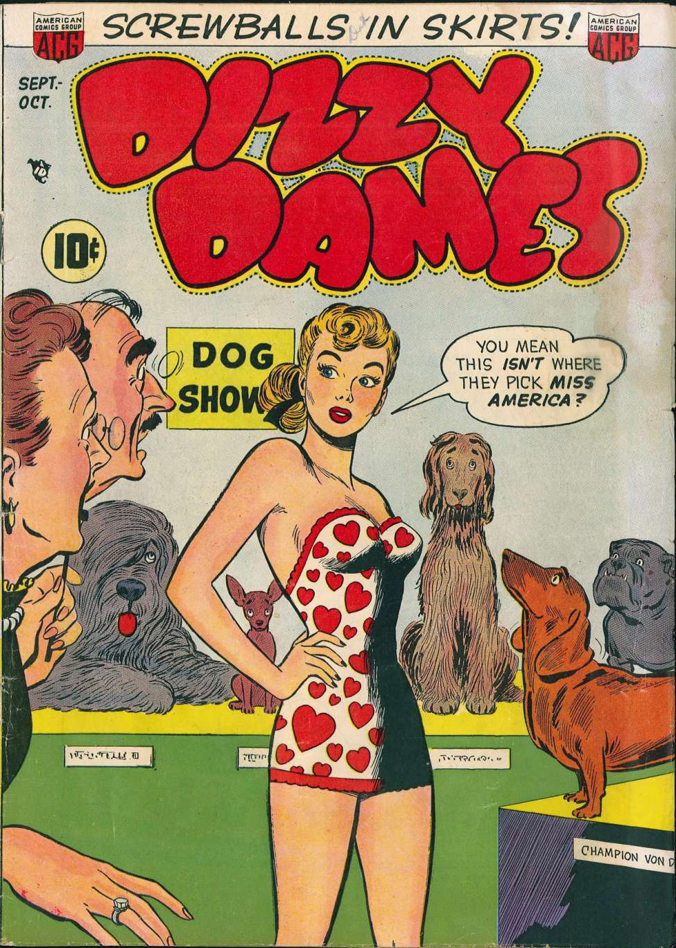 Comic Book Cover For Dizzy Dames 1