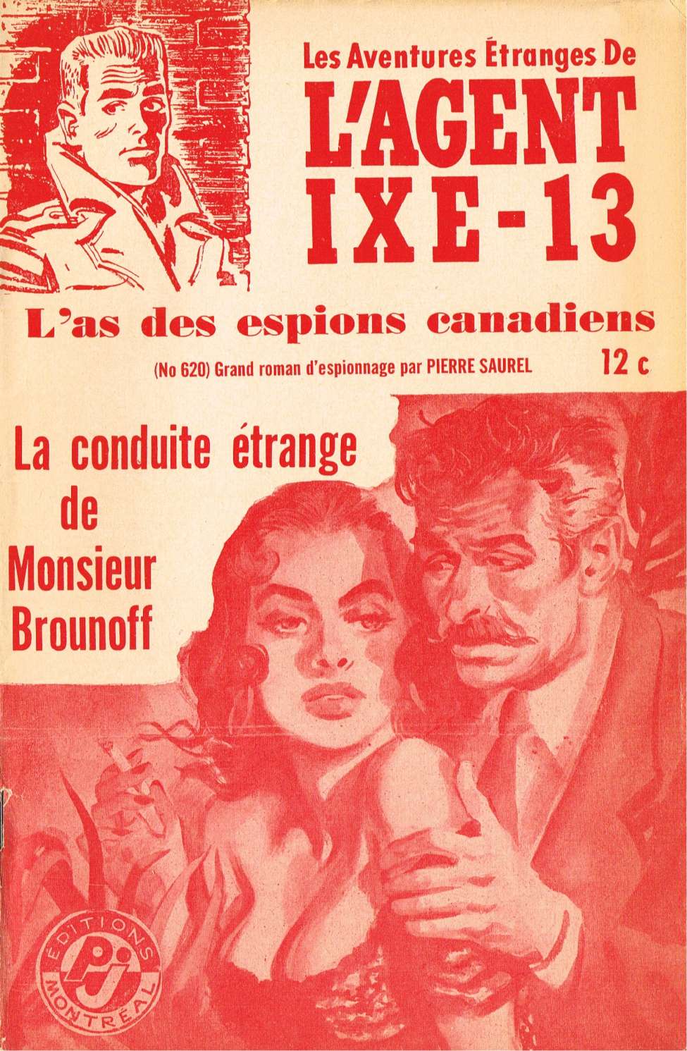 Book Cover For L'Agent IXE-13 v2 620 - La conduite étrange de monsieur Brounoff