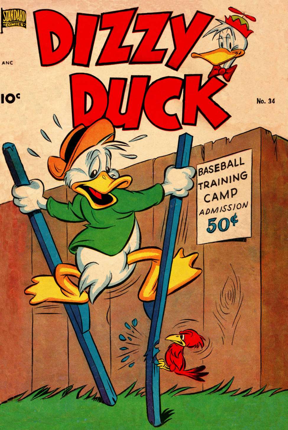 Comic Book Cover For Dizzy Duck 34