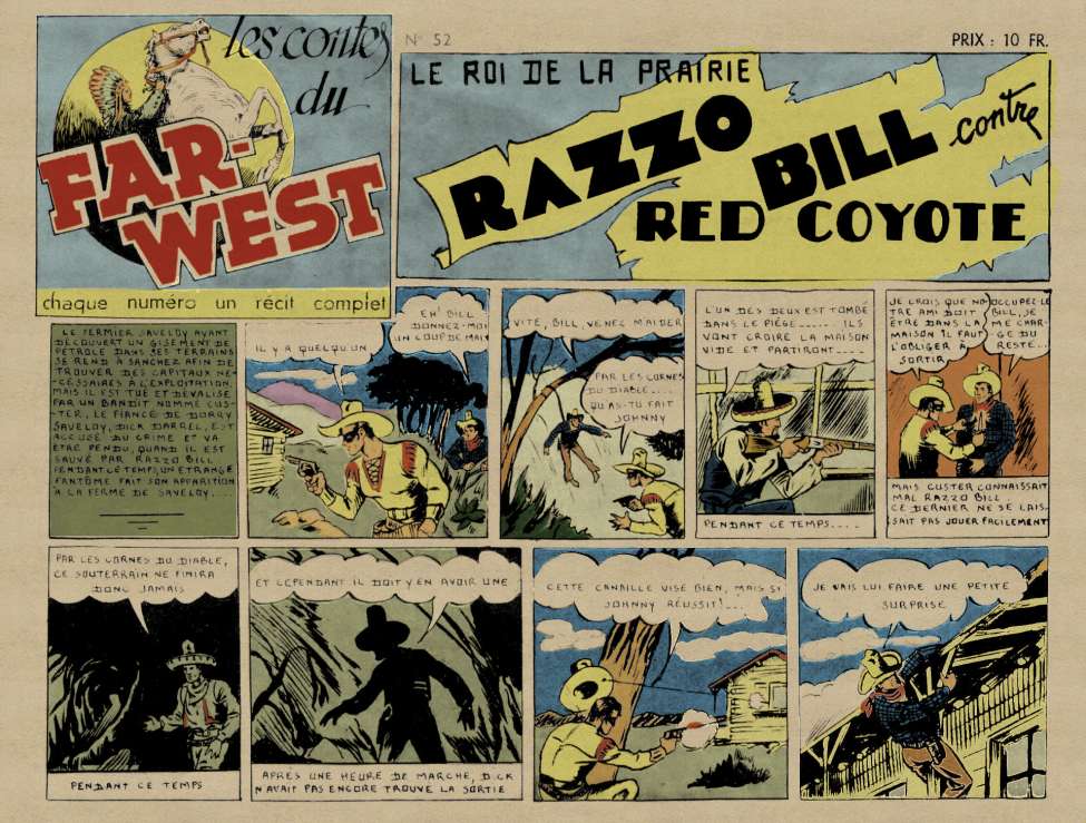 Comic Book Cover For Les Contes du Far-west Serie 1 52