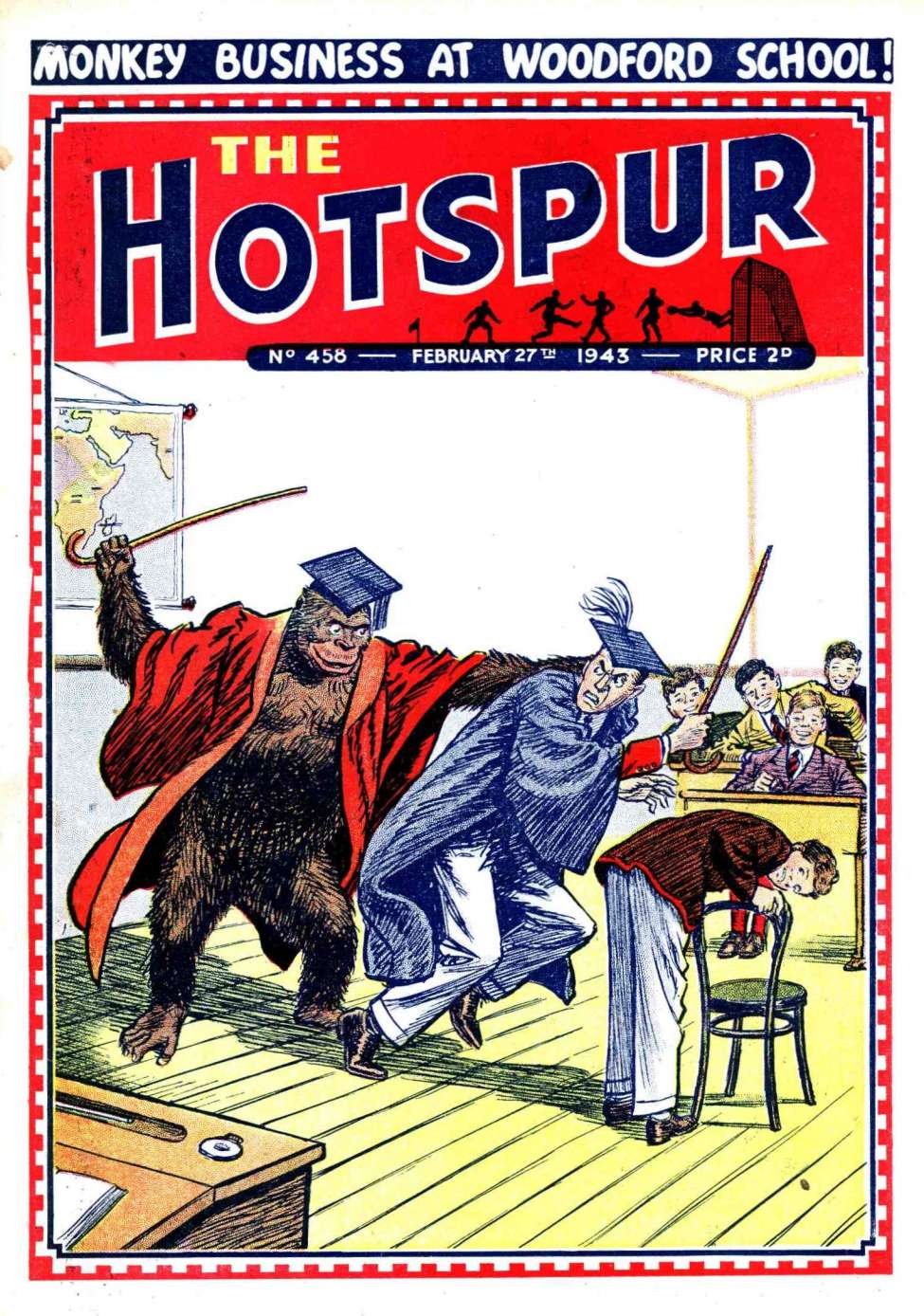 Comic Book Cover For The Hotspur 458