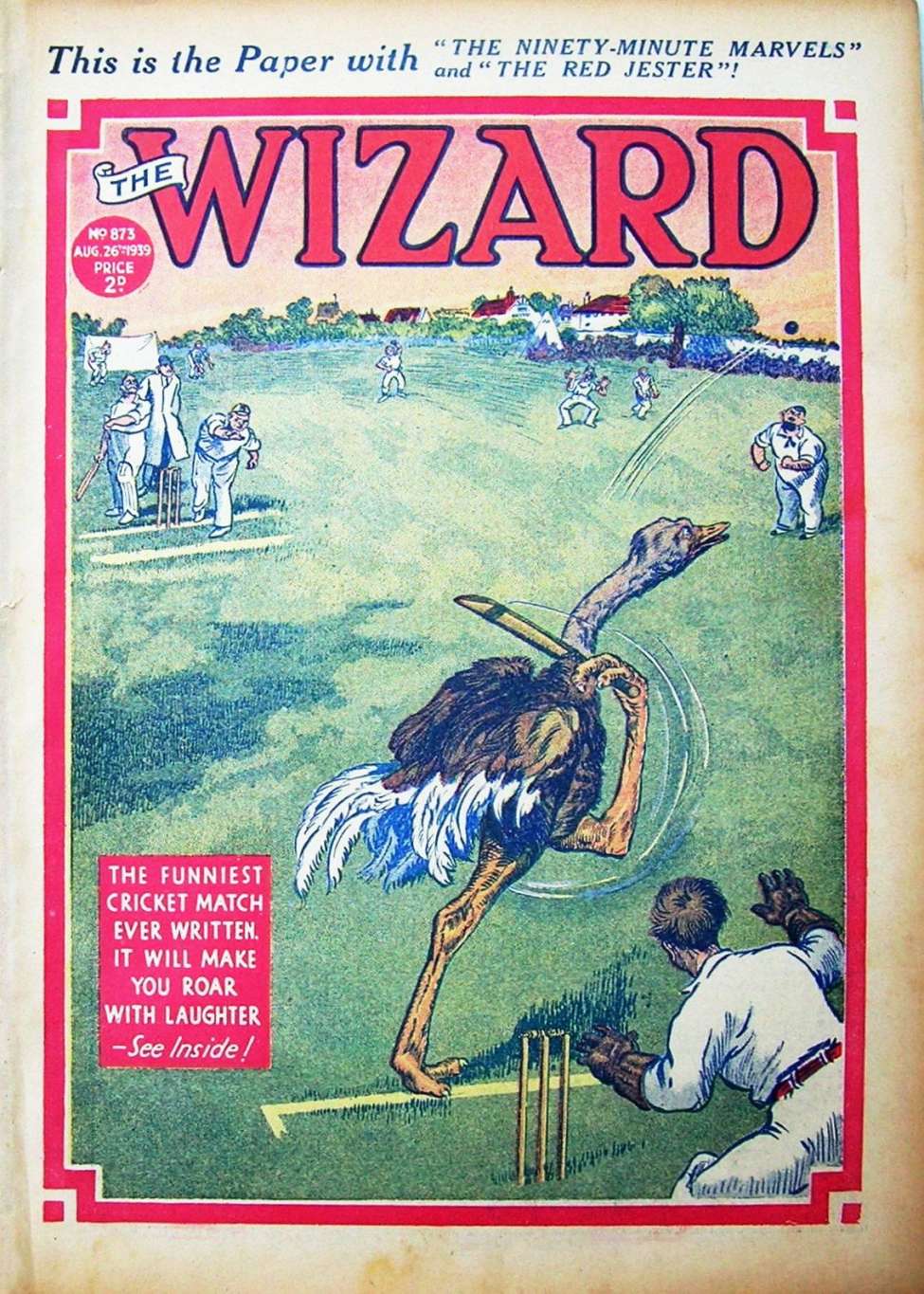 Comic Book Cover For The Wizard 873